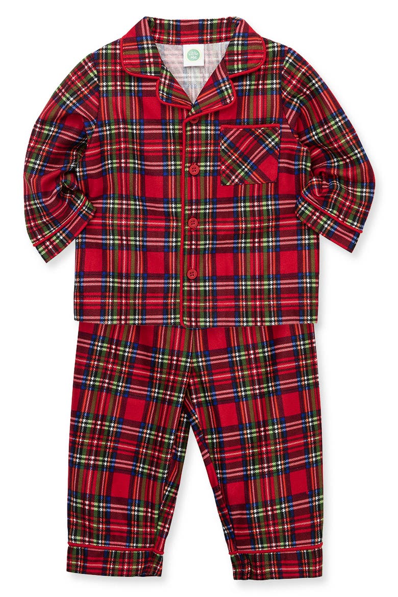 Kids' Plaid Coat Pajamas, Alternate, color, PLAID