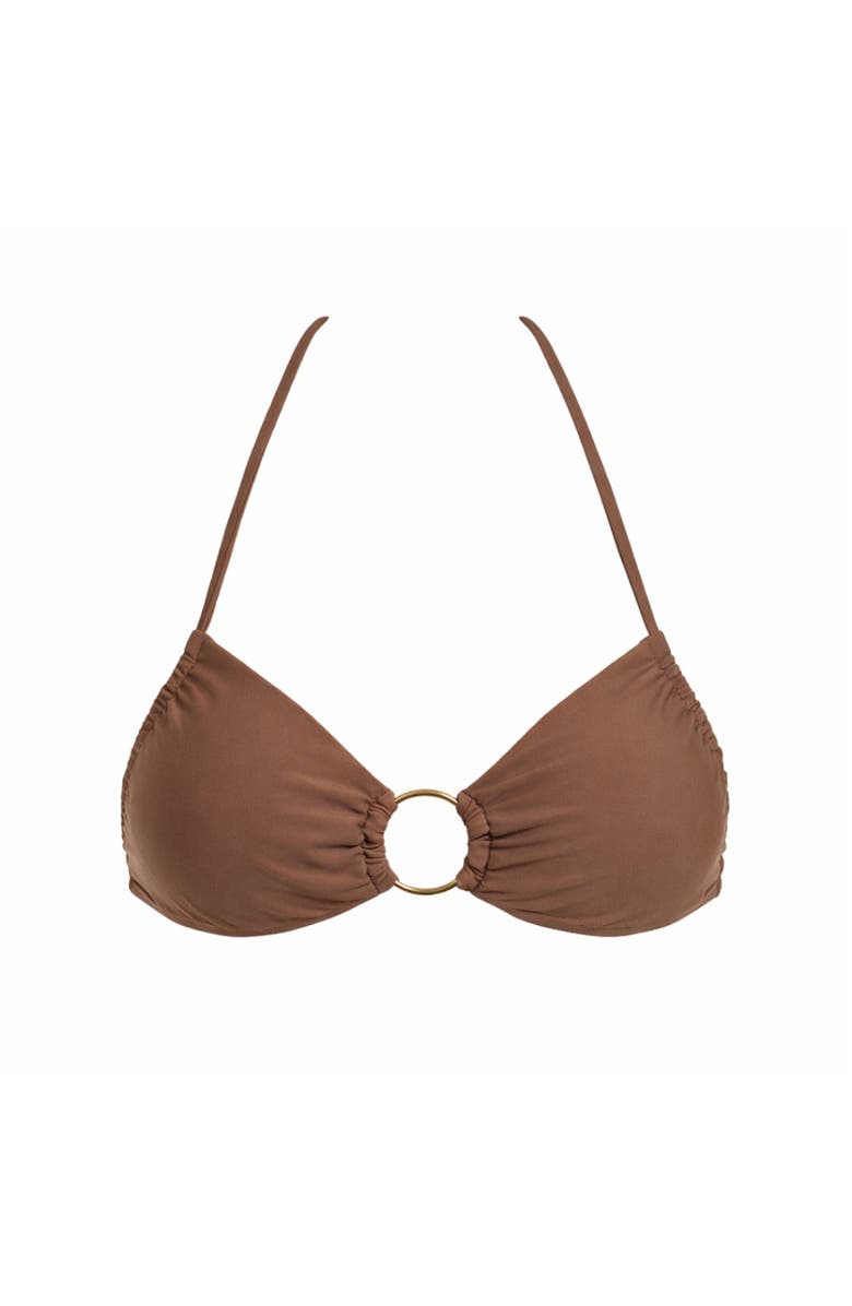 Ivy Swimwear Rubia Bikini Top, Main, color, Brown