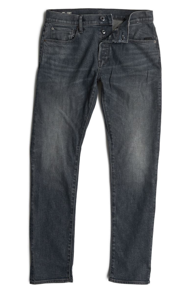 G-STAR 3301 Slim Fit Jeans, Alternate, color,