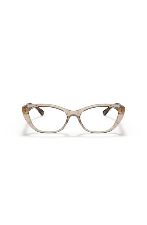Vogue Eyewear 52mm Oval Optical Glasses In Brown