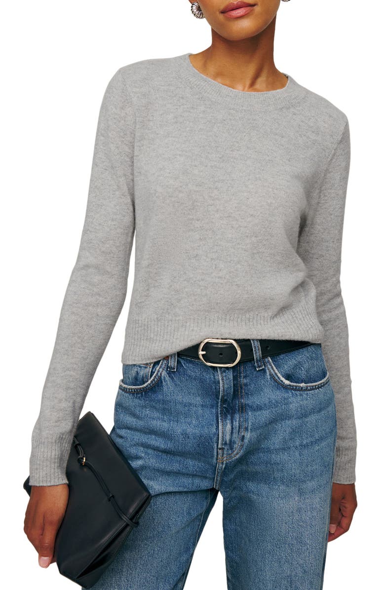 Reformation Dana Recycled Cashmere Blend Sweater, Main, color, 