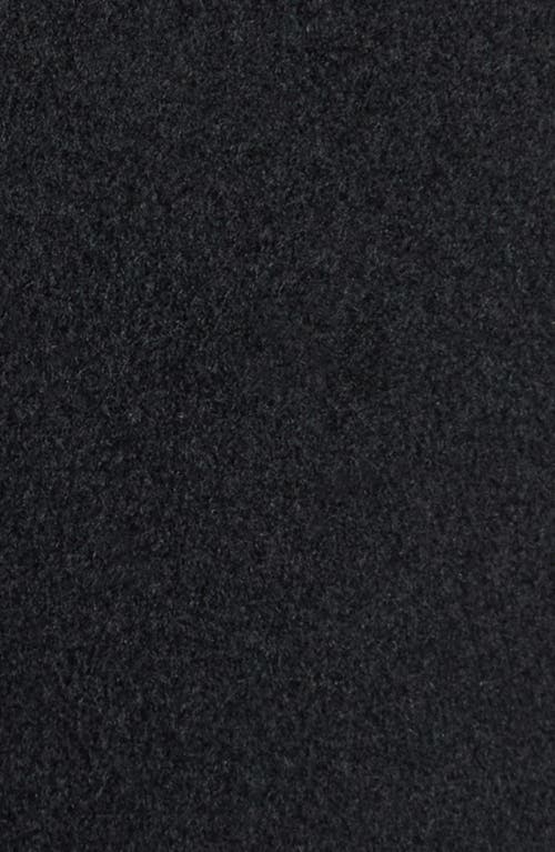 Valentino Compact Drape Virgin Wool & Cashmere Coat In Black