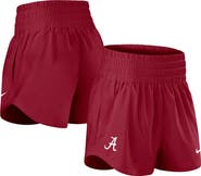 Nike Women's Nike Crimson Alabama Crimson Tide Performance One Dri-FIT High-Rise Shorts