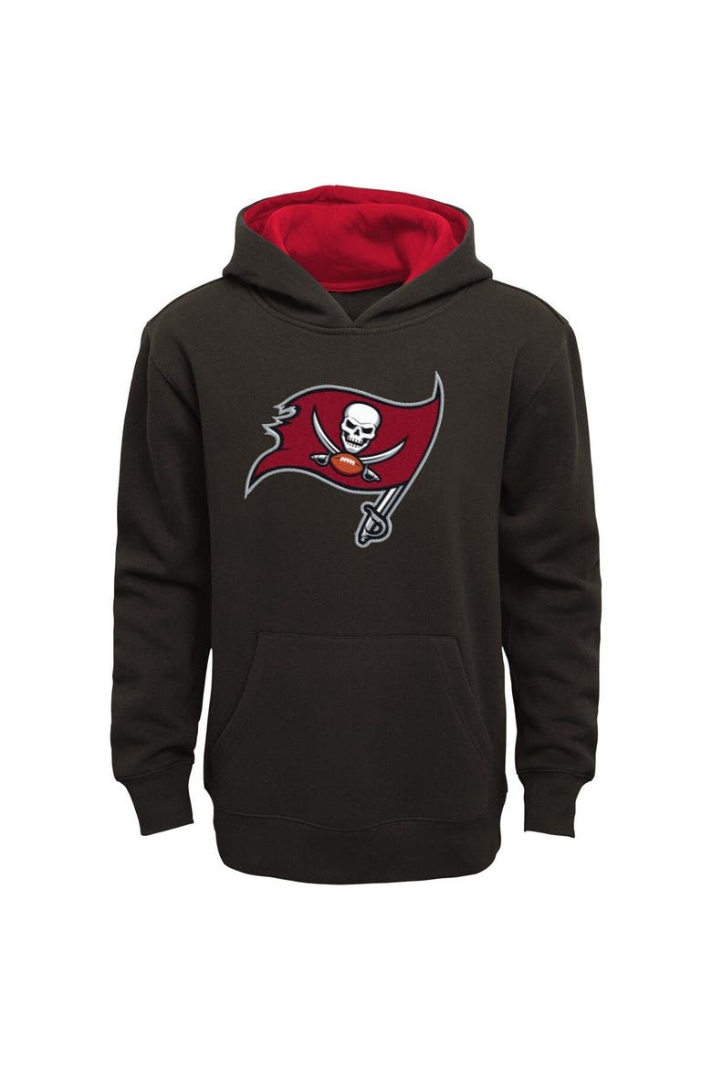 Youth Pewter Tampa Bay Buccaneers Prime Pullover Hoodie, Main, color, Pewter