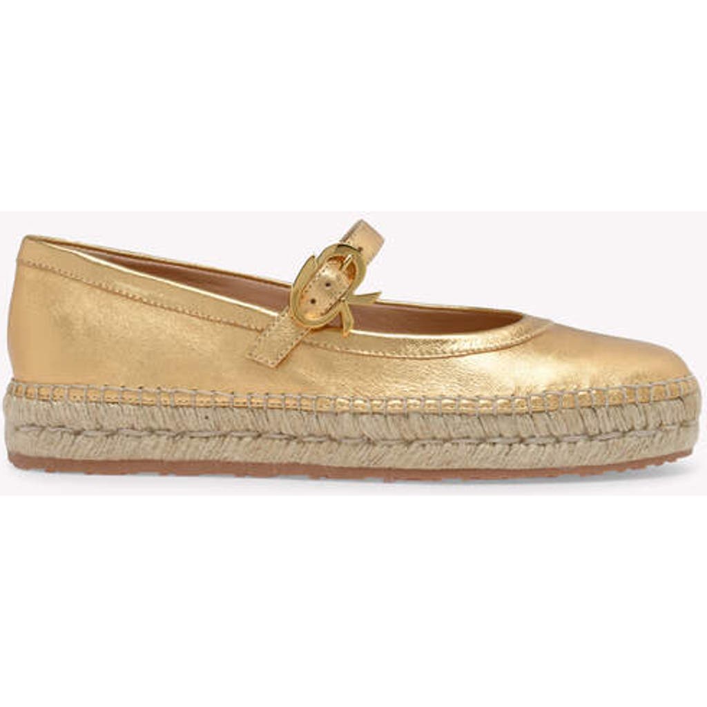 Gianvito Rossi Elda Sandals In Metallic Gold