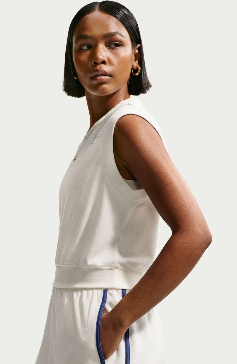 Nike Terry Cloth Shorts, Alternate, color, Sail/ Mystic Navy