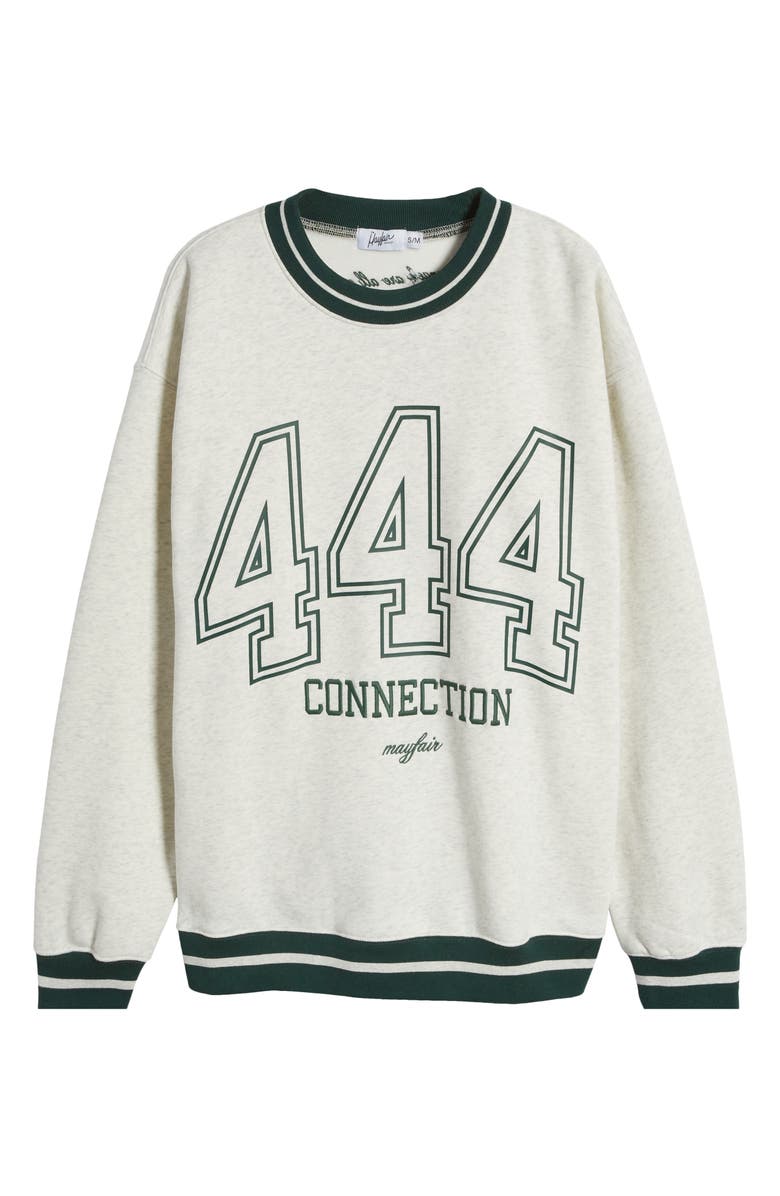 THE MAYFAIR GROUP 444 Fleece Crewneck Sweatshirt, Alternate, color,