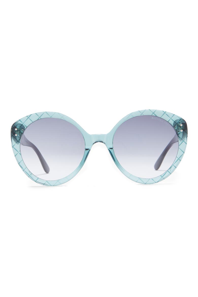 53mm Cat Eye Sunglasses, Main, color, BLUE BLUE BLUE/GBU