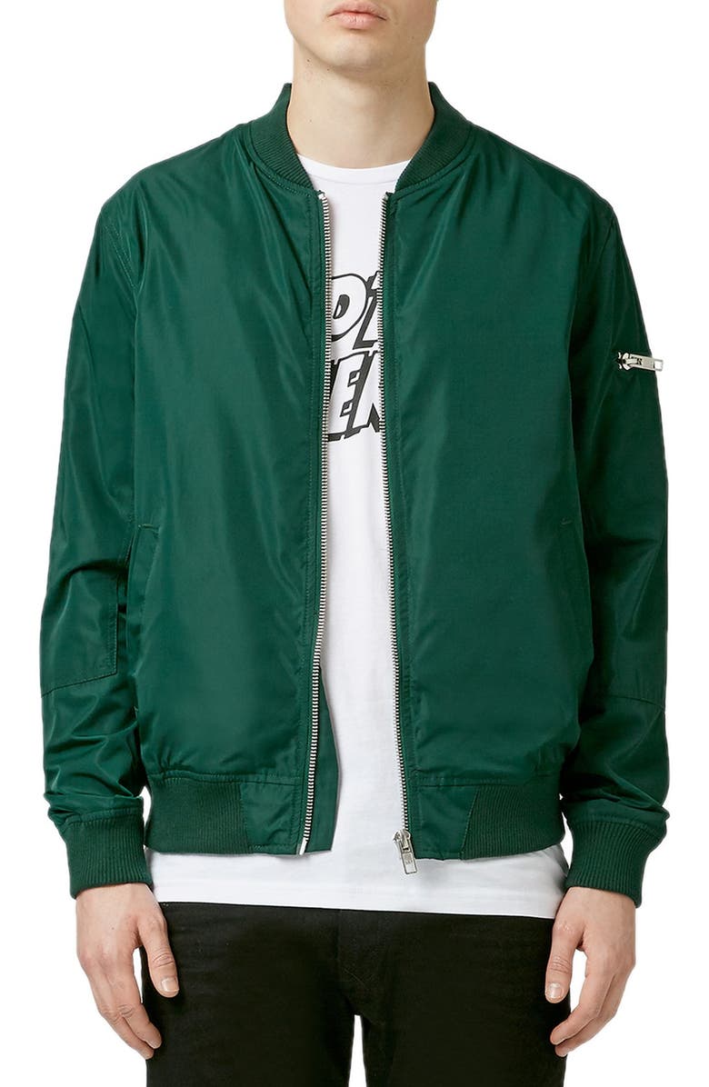 Topman Bomber Jacket, Main, color, 