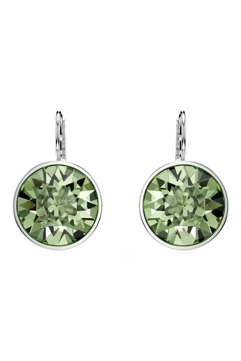Bella Drop Earrings, Alternate, color, GREEN
