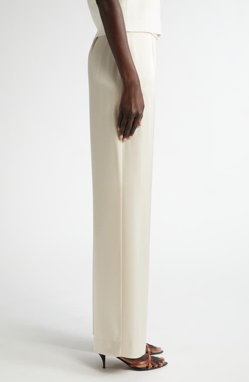 St John St. John Collection Kate Liquid Satin Pants In Neutral