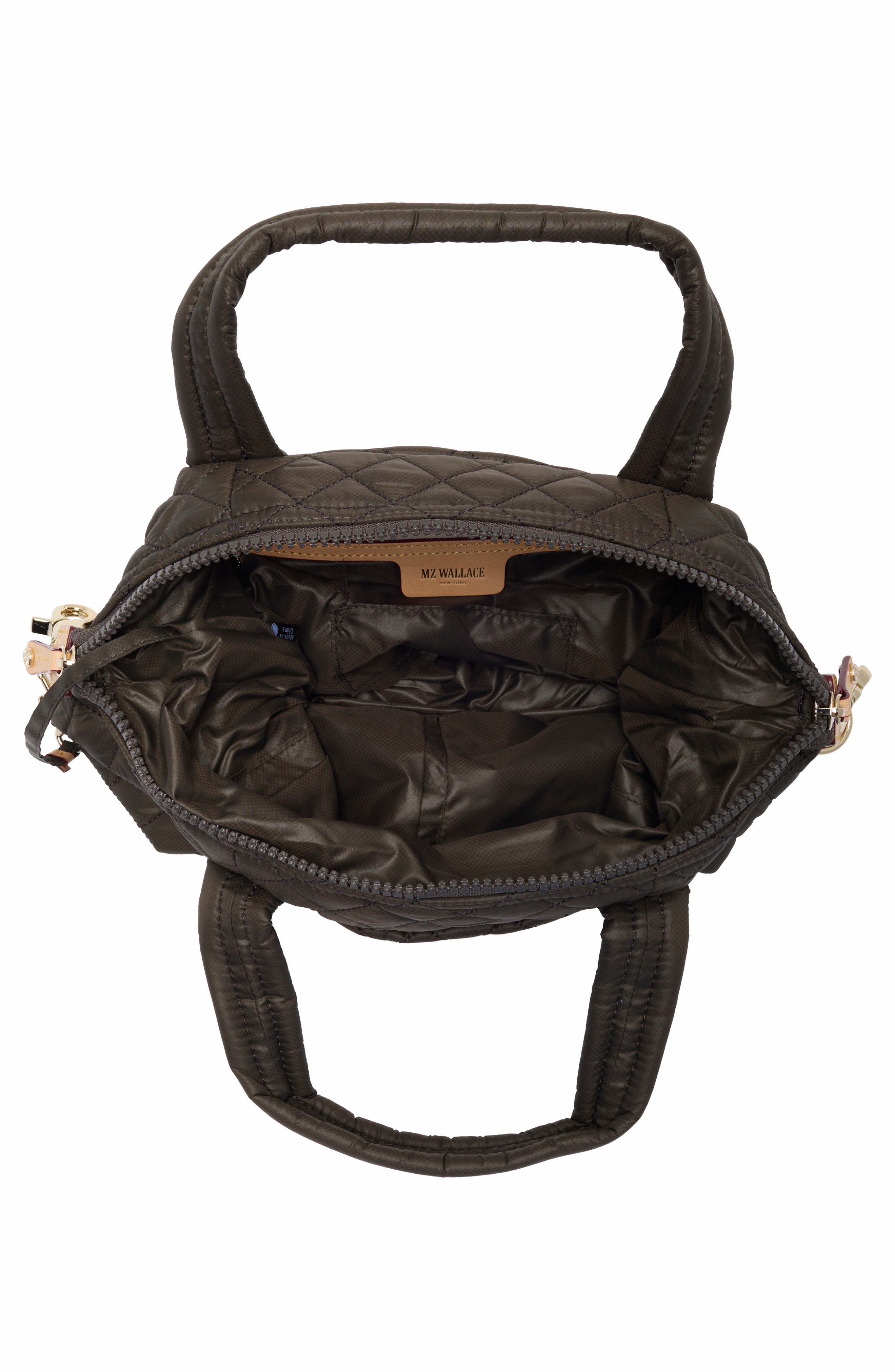 Small Sutton Deluxe Quilted Nylon Crossbody Bag, Alternate, color, MAGNET