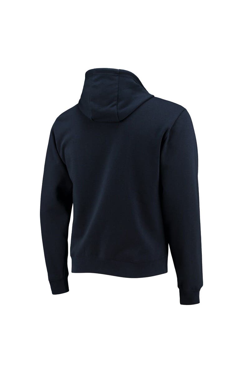 LEAGUE COLLEGIATE WEAR Men's League Collegiate Wear Navy Auburn Tigers Volume Up Essential Fleece Pullover Hoodie, Alternate, color,