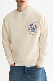 Scotch & Soda Graphic Crewneck Sweatshirt