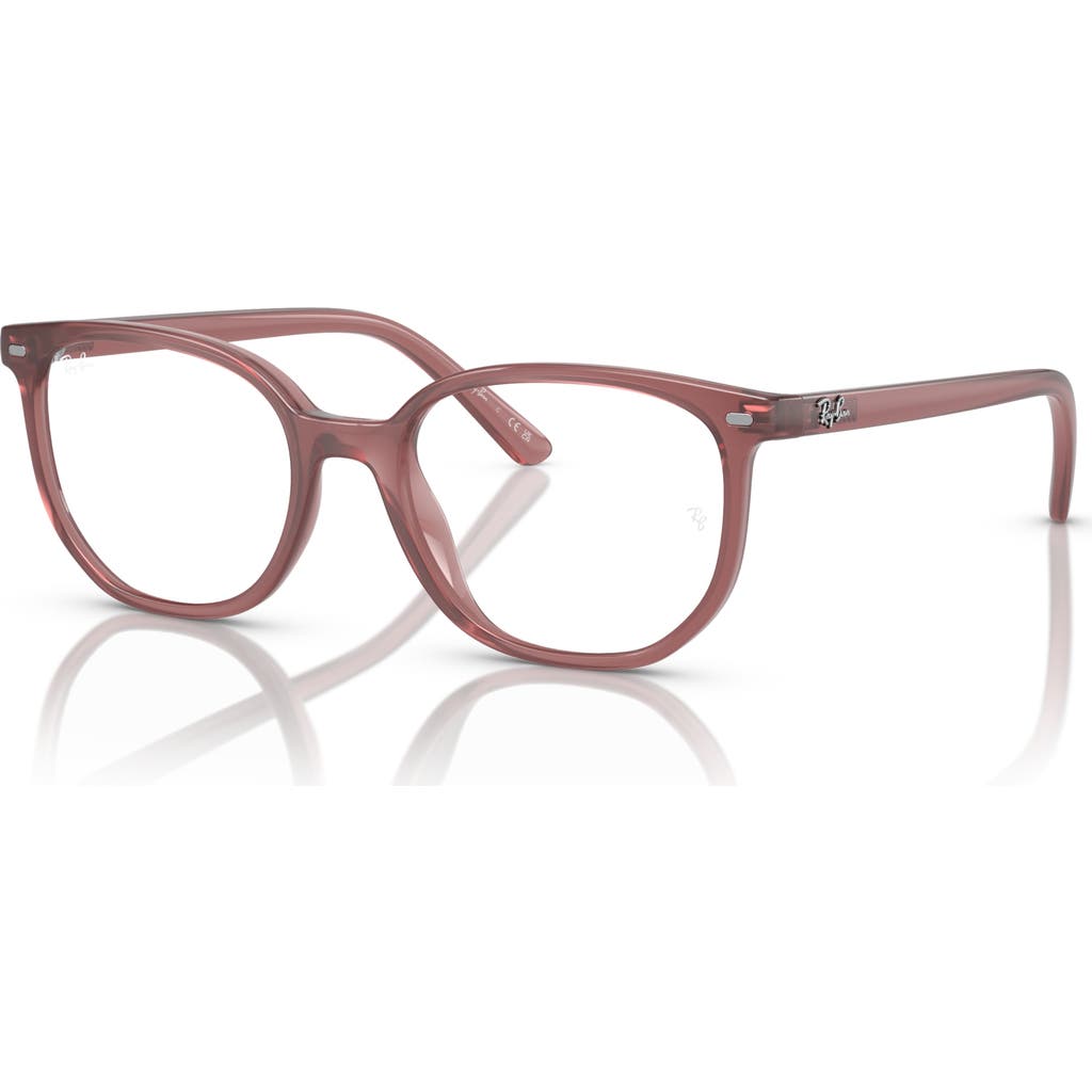 Ray Ban Ray-ban 44mm Irregular Optical Glasses In Purple
