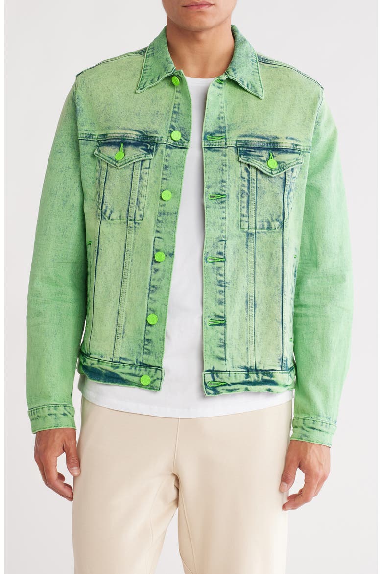Trucker Denim Jacket, Main, color, SHADOW TRUCKER