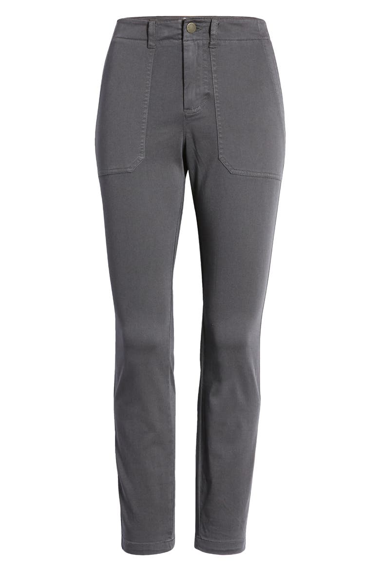 Crop Utility Pants, Alternate, color, GREY EBONY