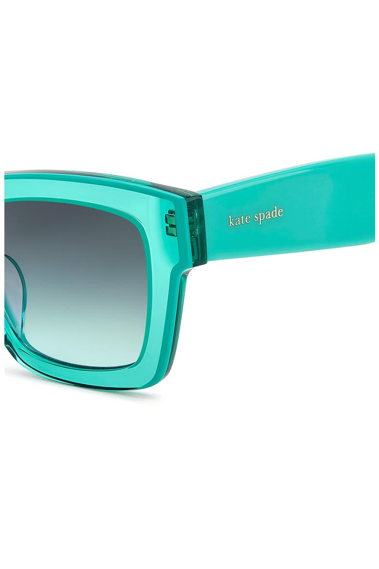 brynne 51mm square sunglasses, Alternate, color, GREEN
