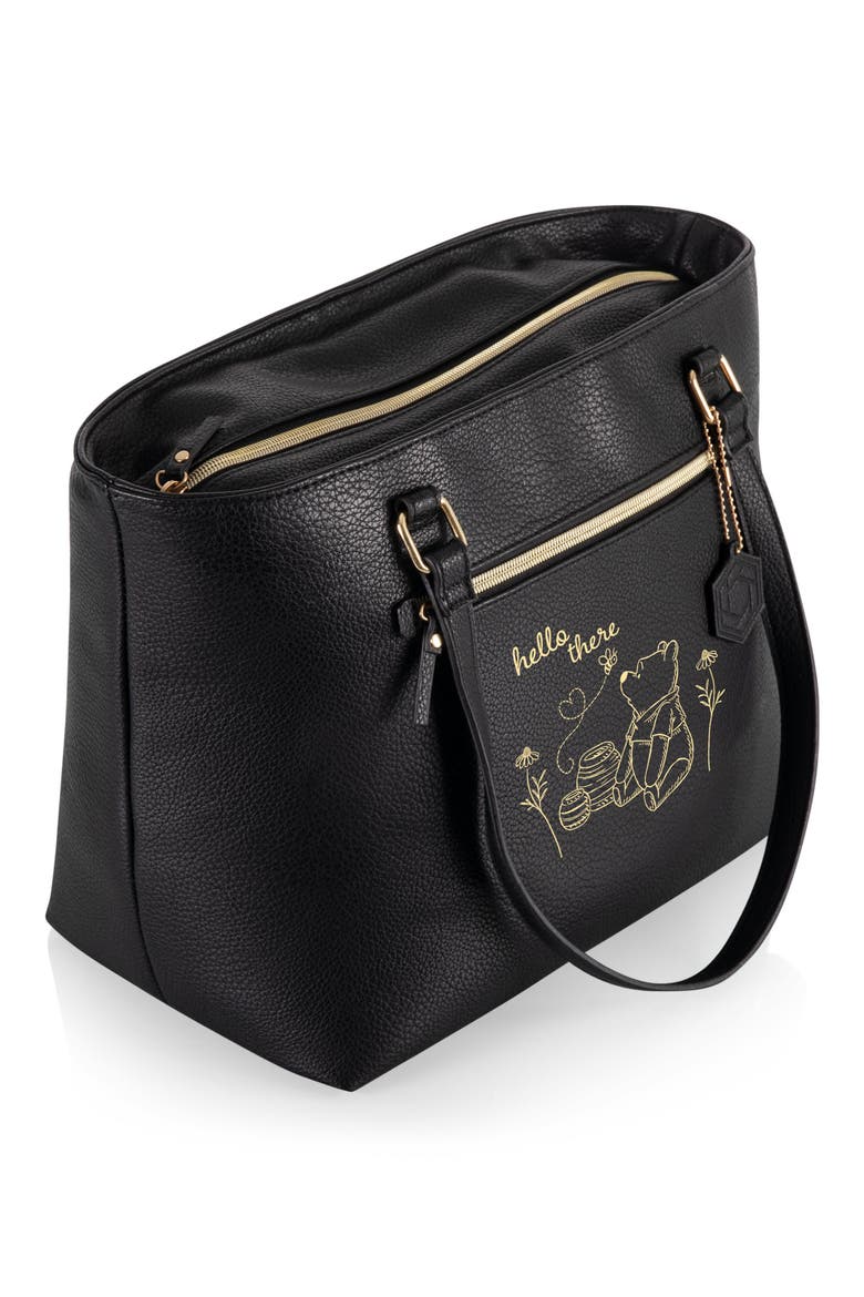 x Disney® Winnie the Pooh Uptown Cooler Tote Bag, Alternate, color, BLACK