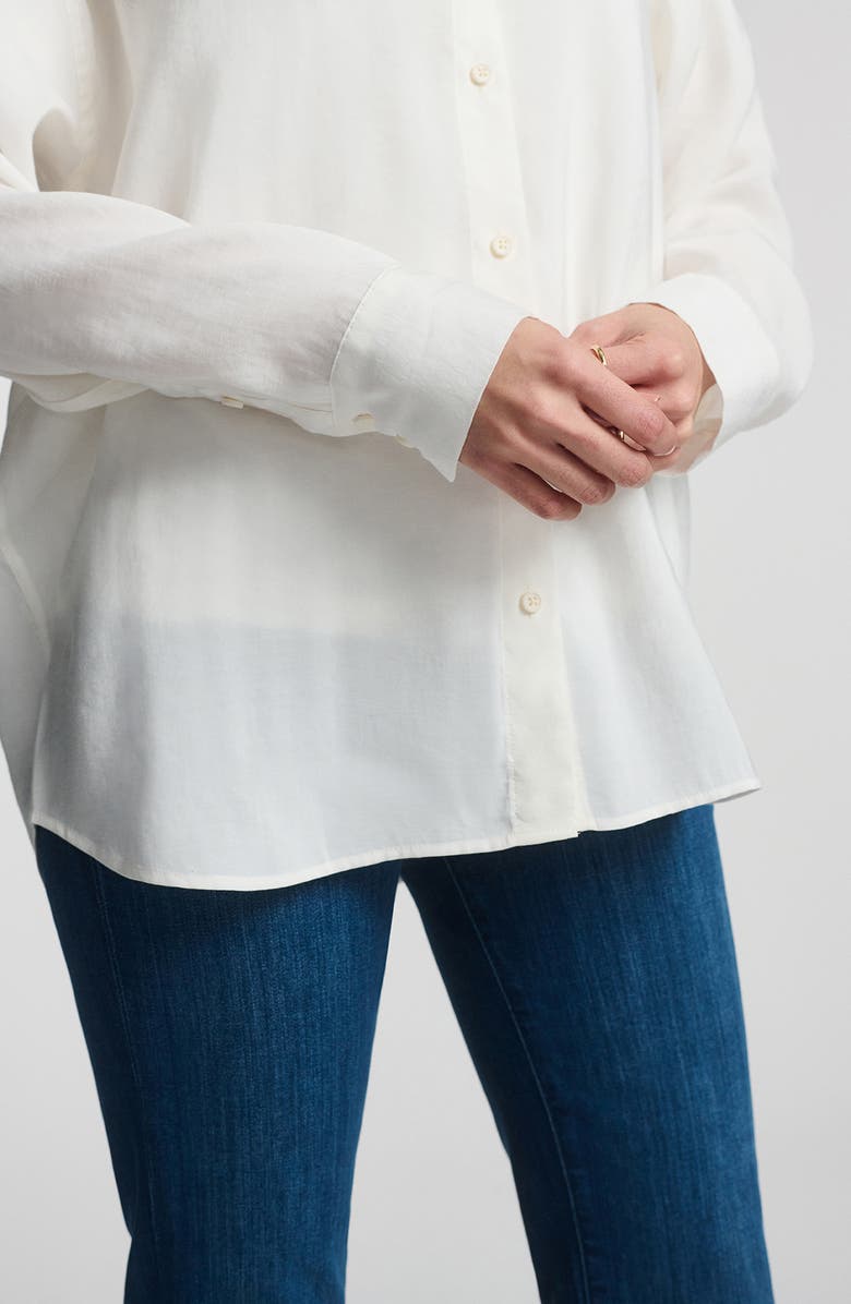 Mavi Jeans Modal Blend Button-Up Shirt, Alternate, color, 