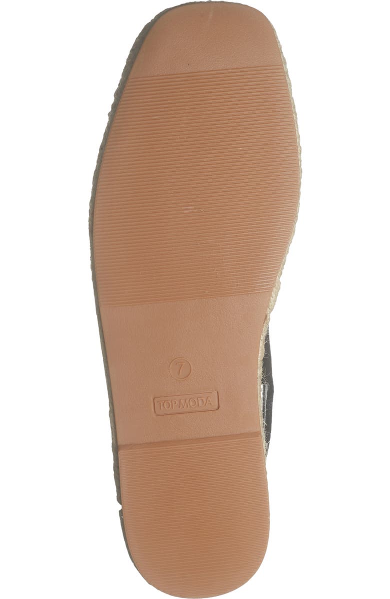 TOP MODA Fallon Slingback Flat, Alternate, color, Black Suede