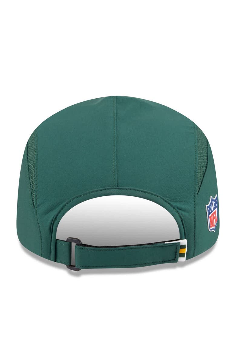 Men's New Era Green Green Bay Packers 2025 Sideline  Runner Adjustable Hat, Alternate, color, Green
