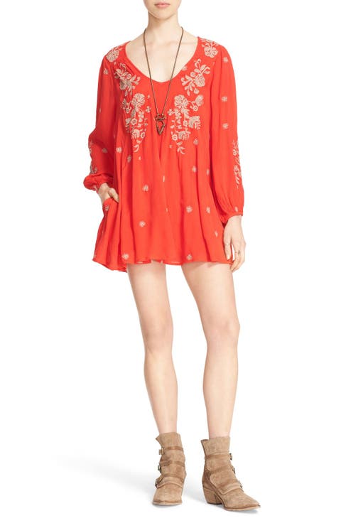 'Sweet Tennessee' Embroidered Minidress
