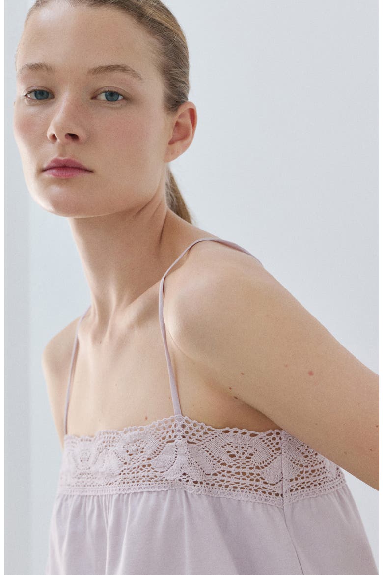 Cotton Camisole, Alternate, color, LILAC