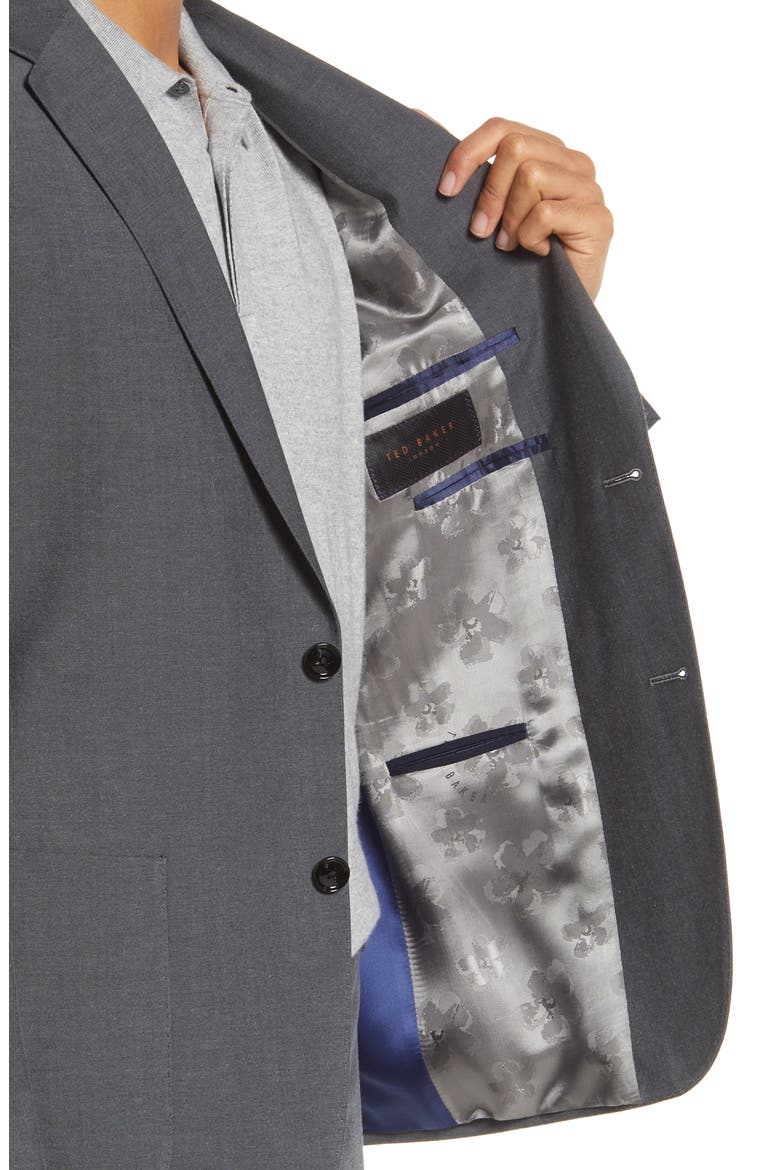 Tampa Soft Constructed Suit, Alternate, color, GREY