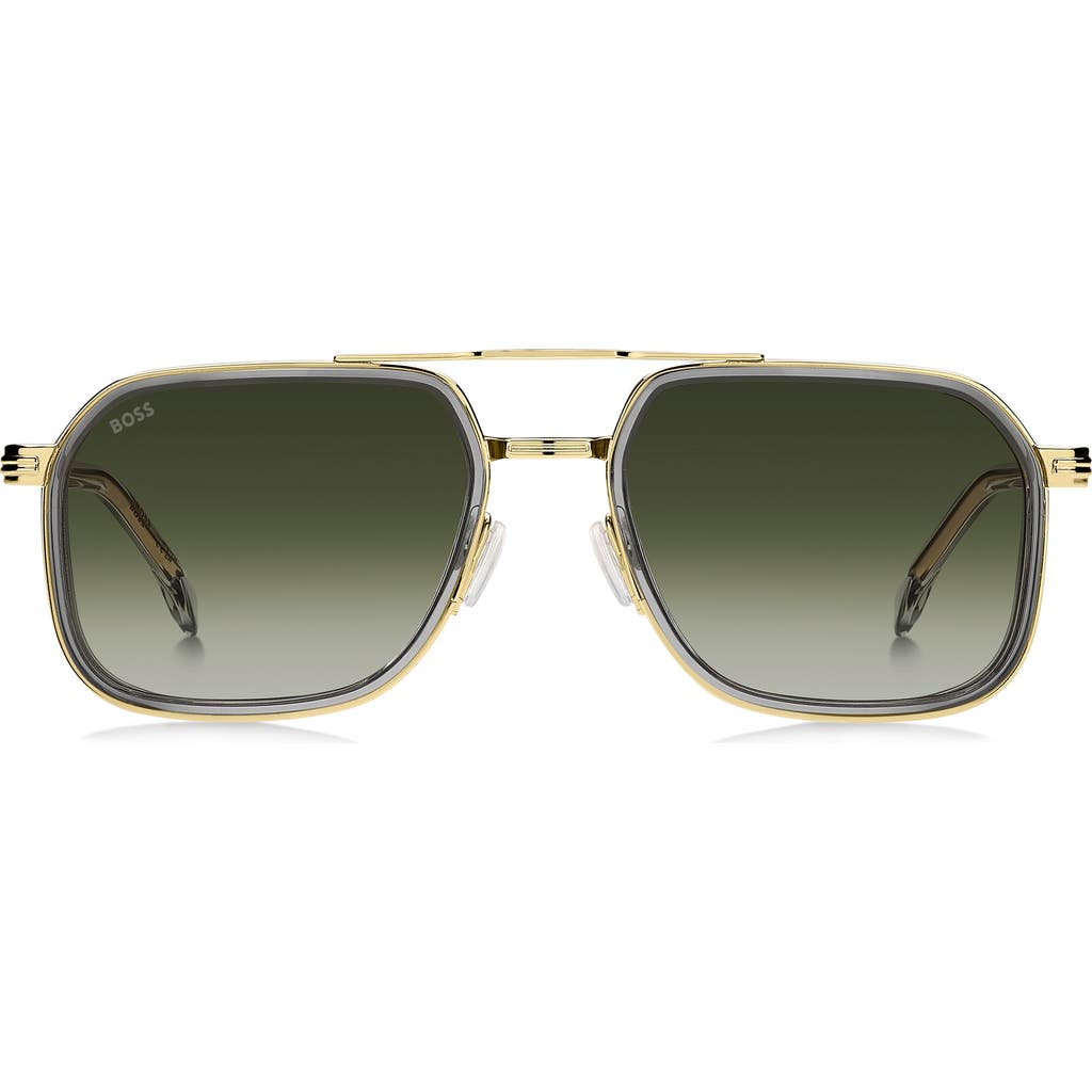 Hugo Boss Boss 55mm Rectangular Sunglasses