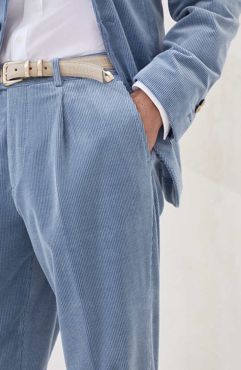 Brunello Cucinelli Corduroy trousers, Alternate, color, Denim