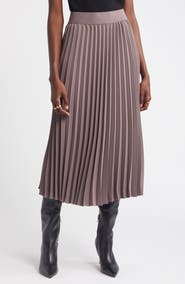 Nordstrom Pleated Midi Skirt