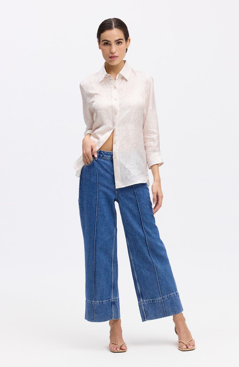 Robert Graham Hadley Woven Shirt, Alternate, color, White