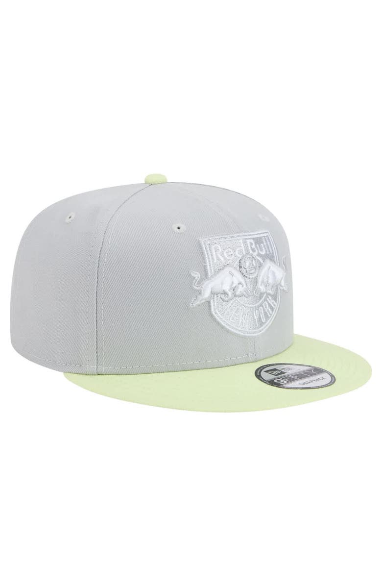 New Era Men's New Era Gray New York Red Bulls Color Pack Two-Tone 9FIFTY Snapback Hat, Alternate, color, Gray