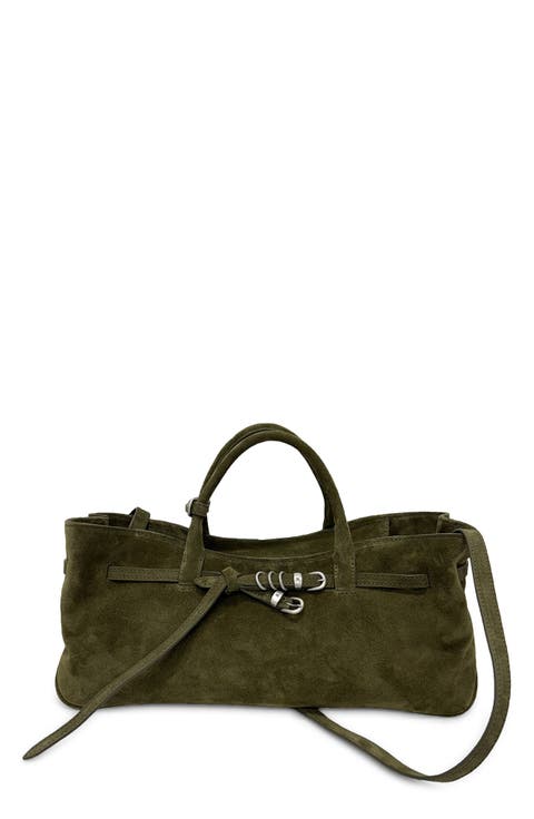 Grandma Used Suede Shoulder Bag