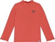 Stains and Stories by Babyface Ribbed Mock Neck Long Sleeve Shirt