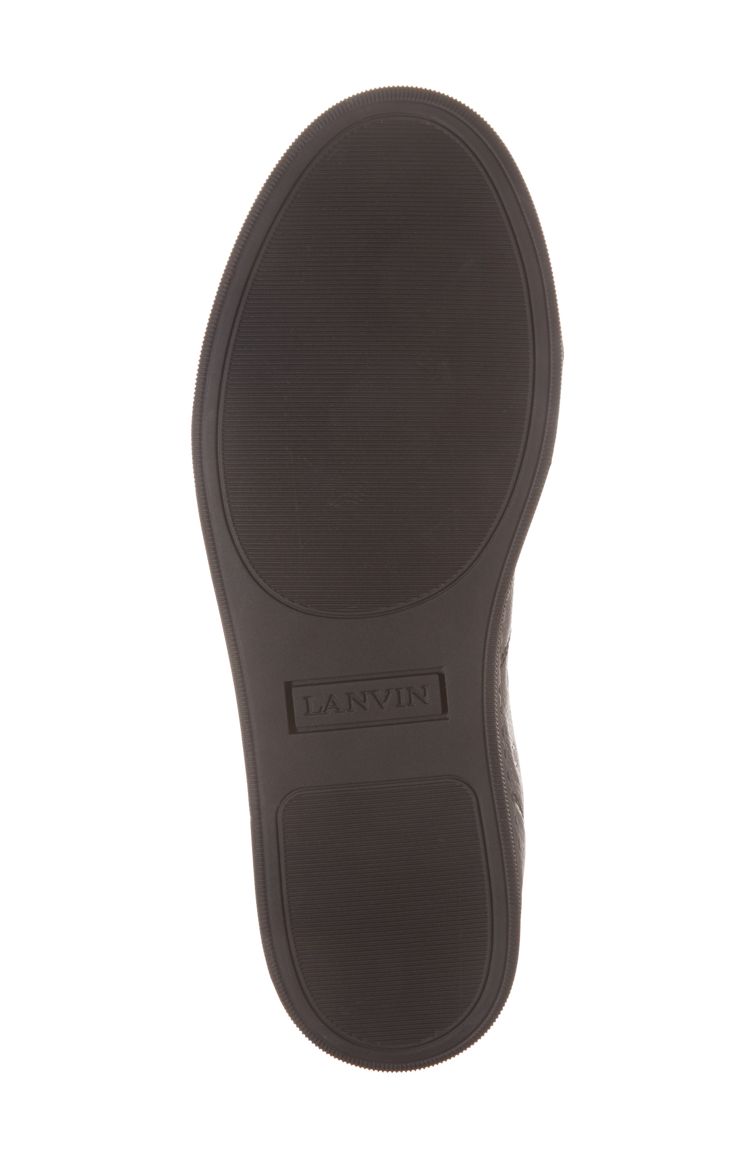 Lanvin Shiny Cap Toe Sneaker, Alternate, color, 