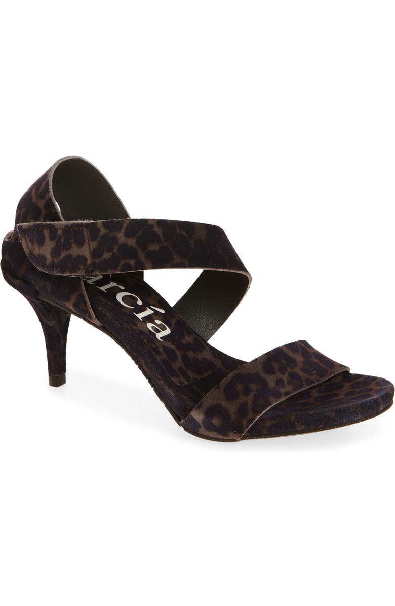Pedro Garcia West Slingback Sandal, Main, color, Slate Leopard Castoro