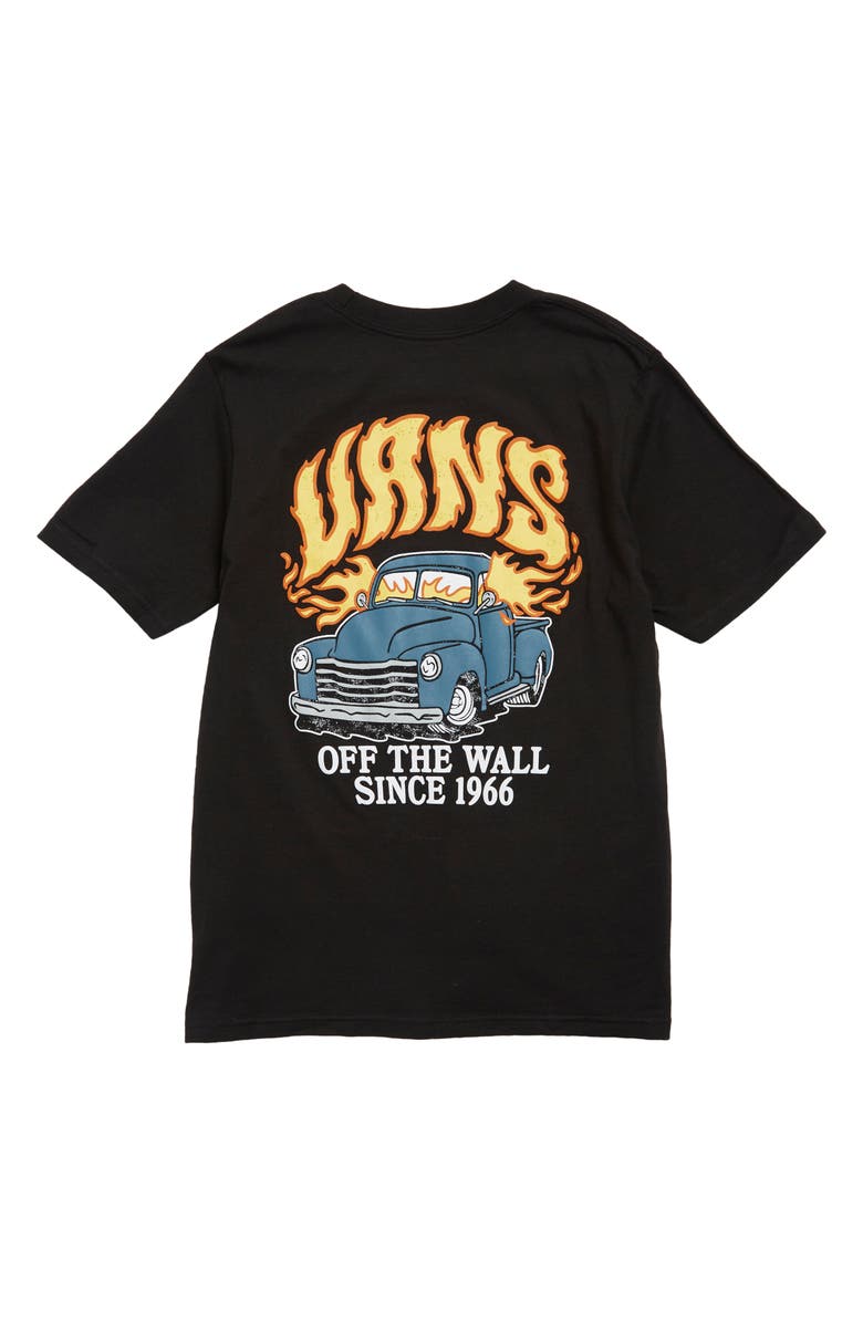 Vans Kids' Fired Up Cotton Graphic T-Shirt, Alternate, color, 