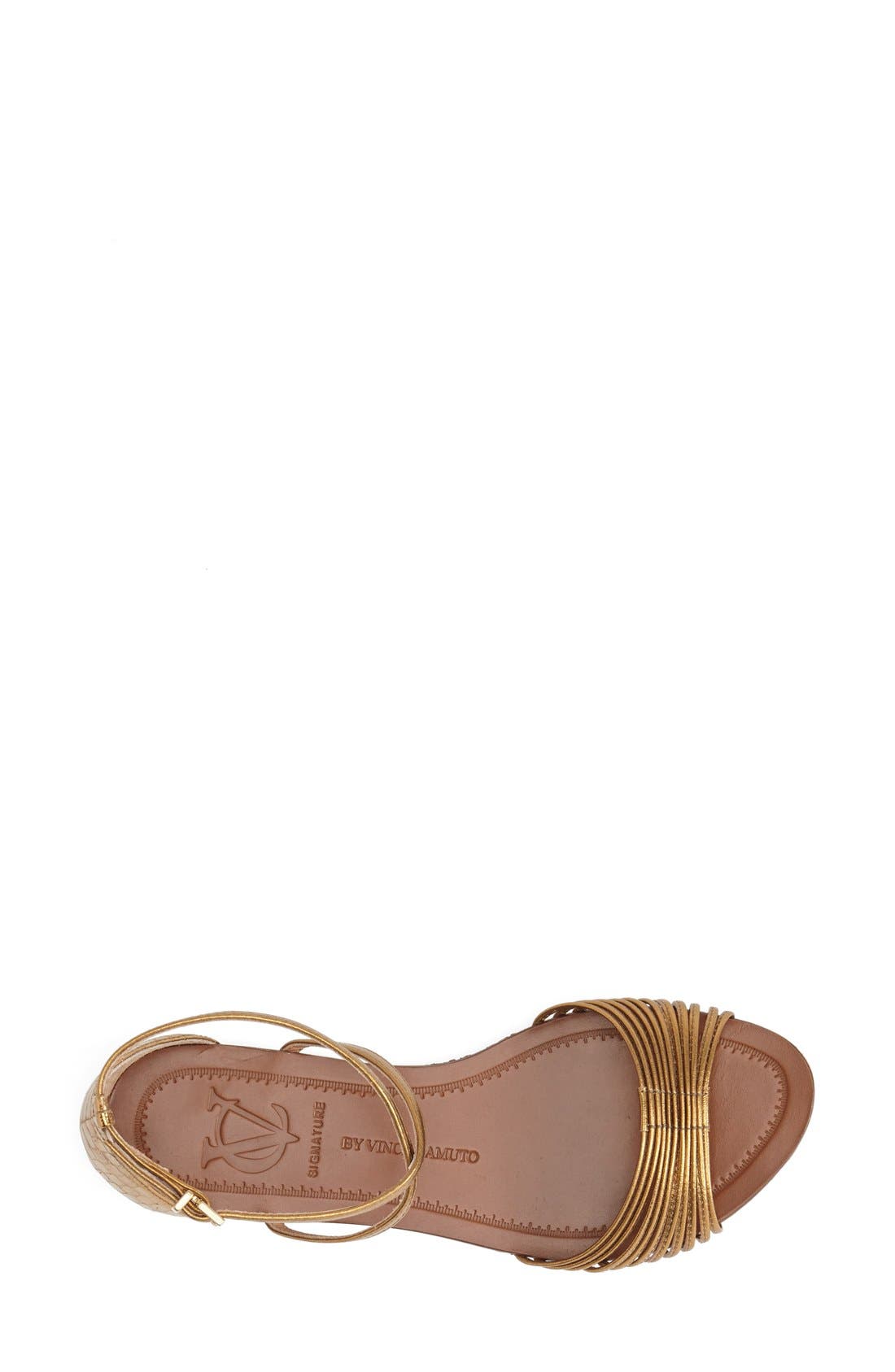 VC Signature 'Maybree' Leather Ankle Strap Sandal, Alternate, color, 