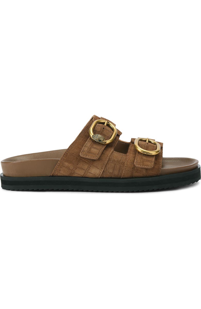 Kurt Geiger London Bancroft Buckle Strap Slide Sandal, Main, color, Light/ Pastel Brown