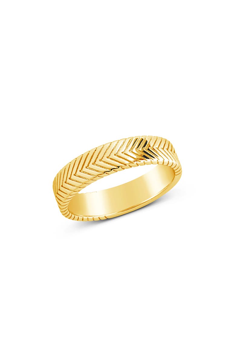 Sterling Forever Jeanne Chevron Ring, Main, color,