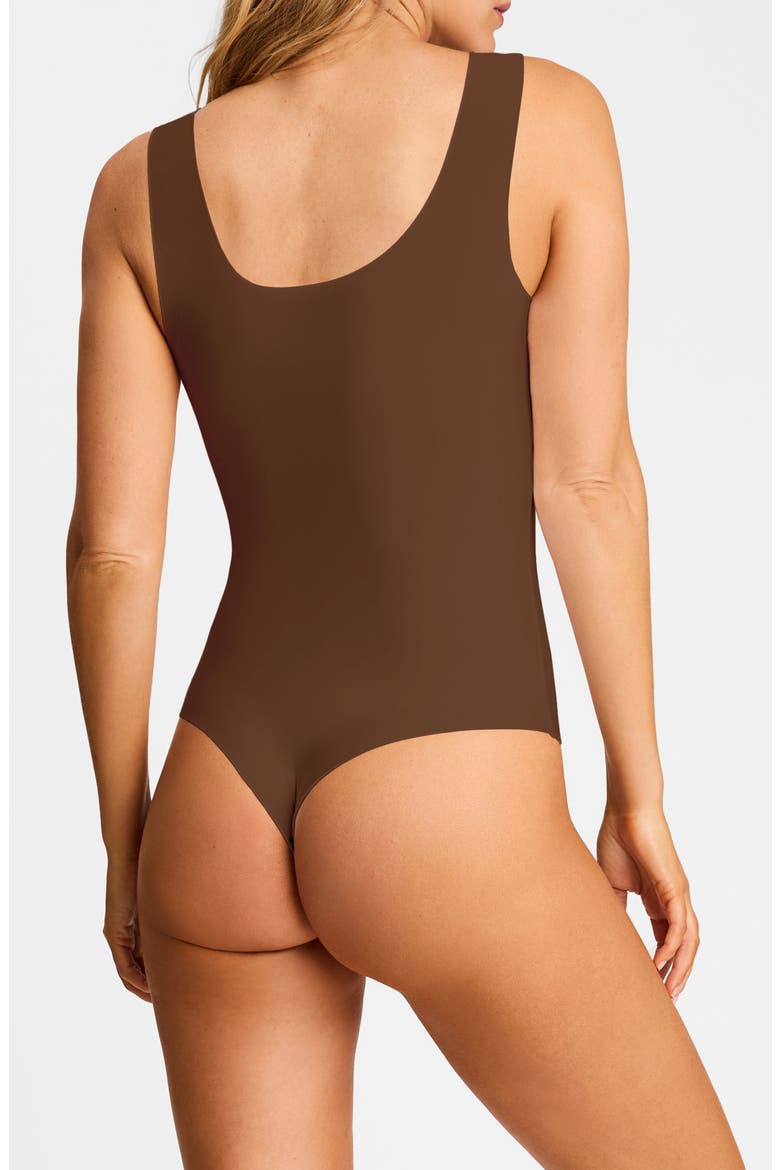 Butter Tank Bodysuit, Alternate, color, CINNAMON