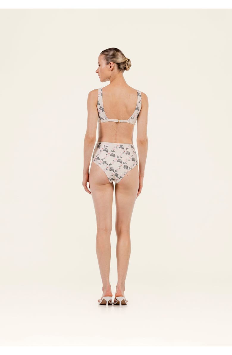 Agua by Agua Bendita Huerta Anhelo Bikini Top, Alternate, color, Multicolor