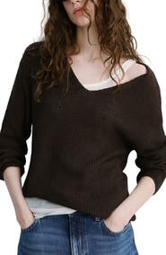 MANGO V-Neck Sweater