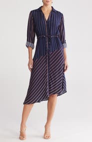 Lovestitch Asymmetric Hem Shirt Dress