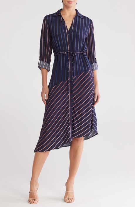 Lovestitch Asymmetric Hem Shirt Dress