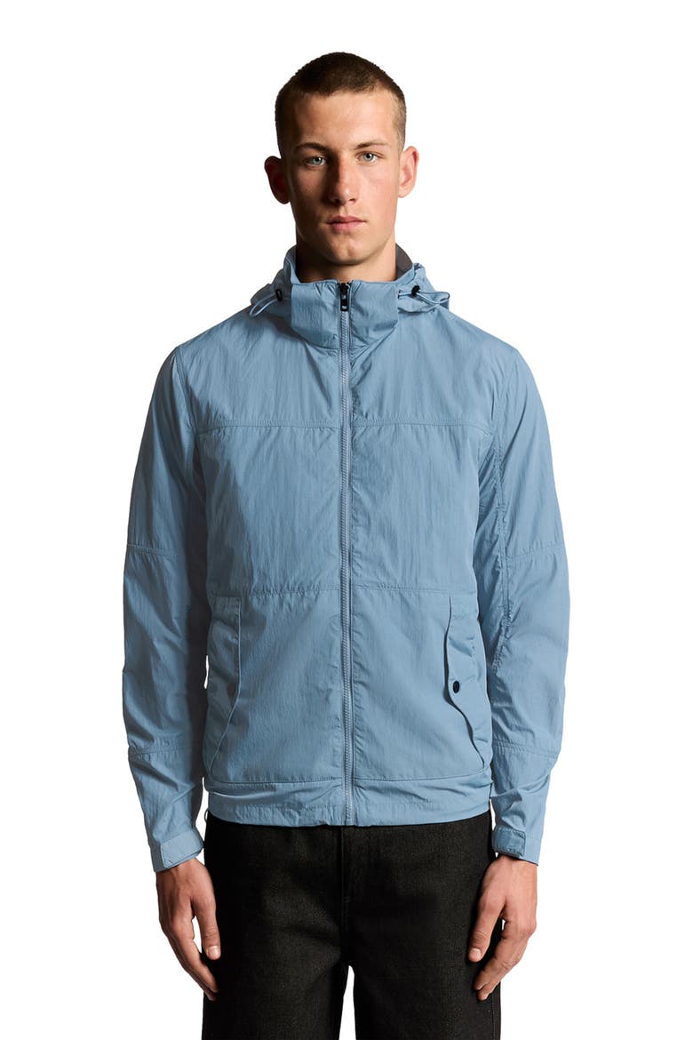 Long Sleeve Stow Away Jacket, Alternate, color, Ocean Sky