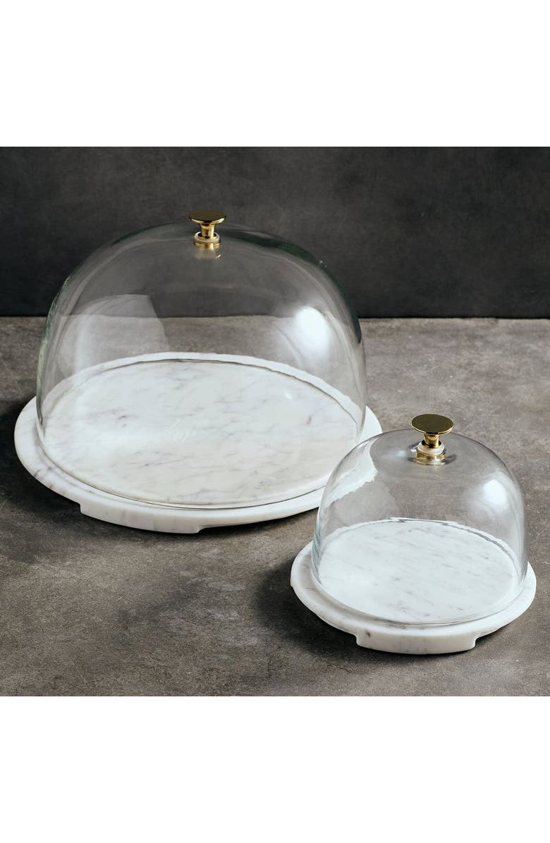 The Collective Cova Marble Base Dome, Alternate, color, White