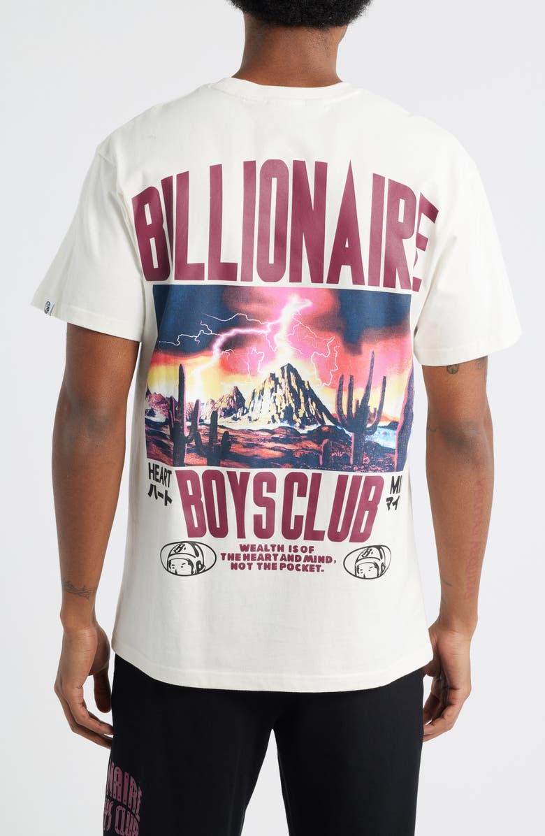 Billionaire Boys Club Thunder Cotton Graphic T-Shirt, Alternate, color, Whisper White